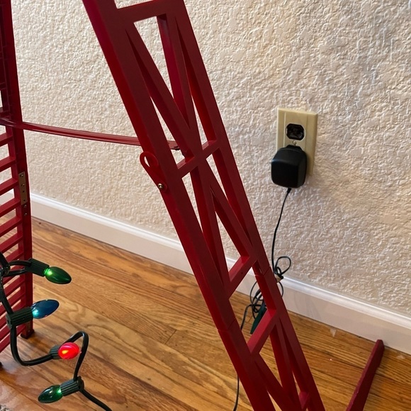 Mr Christmas Stepping Santa Climbing Ladder Lights plays 15 Carols sleigh Works - Picture 7 of 8